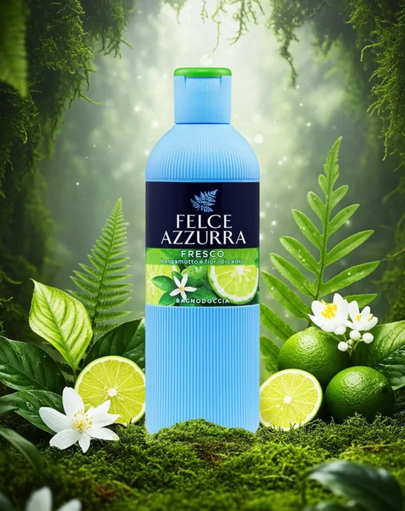 Felce Azzurra Fresco – Bergamotto e Fiori di Cedro Bagnodoccia