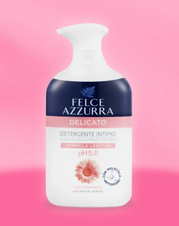 Felce Azzurra Delicato Detergente Intimo pH 5.0 – Gynecologically Tested Intimate Cleanser with Soothing Formula