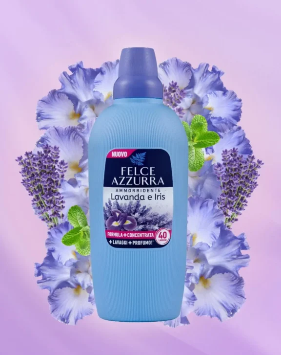Felce Azzurra Ammorbidente Concentrato Lavanda e Iris – Softening Fabric Conditioner with Soothing Lavender & Elegant Iris Fragrance